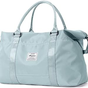 Sport Travel Duffle Bag Large Gym Tote Bag for Women, Weekender Bag Carry on Bag for Airplane, Ladies Beach Bag Overnight Bag Waterproof Bag Luggage Bag with Wet Bag