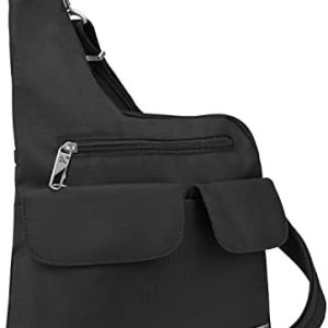 Travelon Anti-Theft Cross-Body Bag, Black, One Size