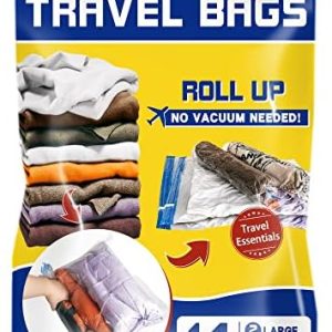 Compression Bags for Travel, Space Saver Bags for Travel Packing, Travel Accessories (2L+6M+6S)