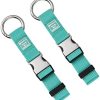 2PCS Heavy Duty Add a Bag Luggage Strap Jacket Gripper,Carry-on Baggage Suitcase Straps Belts Travel Accessories-Cyan