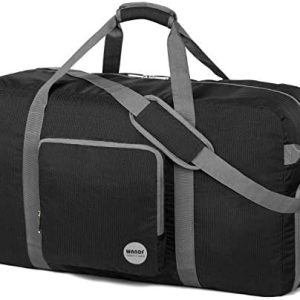 Foldable Duffle Bag 24" 28" 32" 36" 60L 80L 100L 120L for Travel Gym Sports Lightweight Luggage Duffel By WANDF