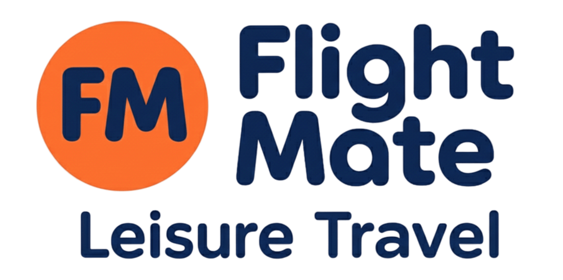Flight Mate Leisure Travel logo. Book your next trip with us!